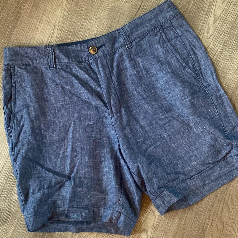 Soft denim shorts